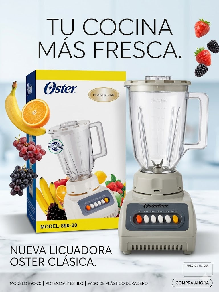 Licuadora Oster Clásica 10 Velocidades