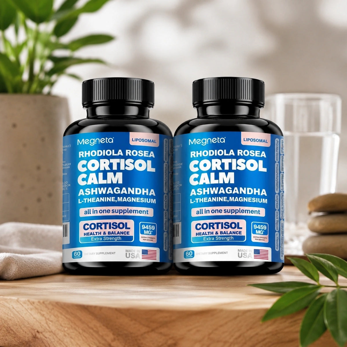 Cortisol Calm Magneta Fórmula Botánica Premium 2x1