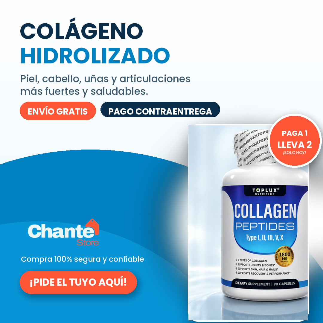 Péptidos de Colágeno Hidrolizado X90 Cápsulas 2 x 1