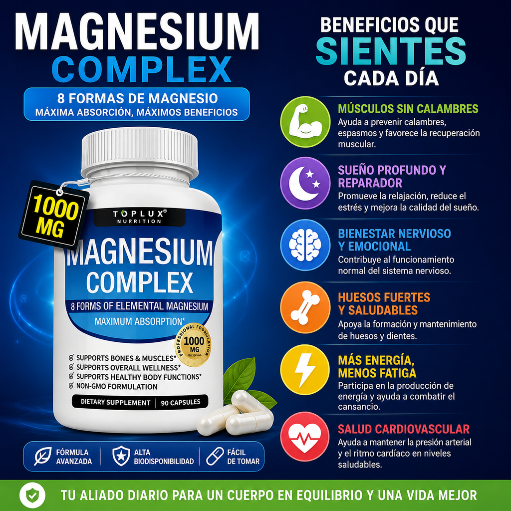 Magnesium Complex X60 Cápsulas 2x1