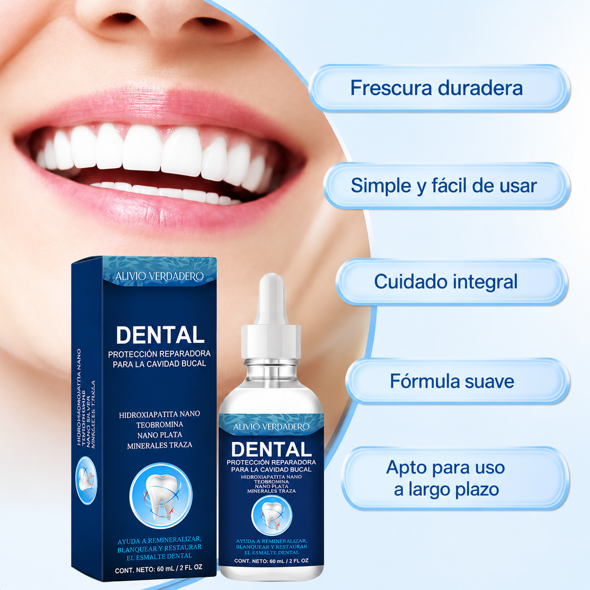 Reparador de Esmalte Dental OralGleam 2x1