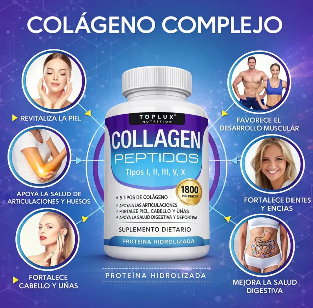 Péptidos de Colágeno Hidrolizado X90 Cápsulas 2 x 1
